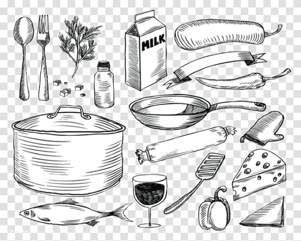 Crockery Illustrations, Aluminium, Tin, Can, Food Transparent Png