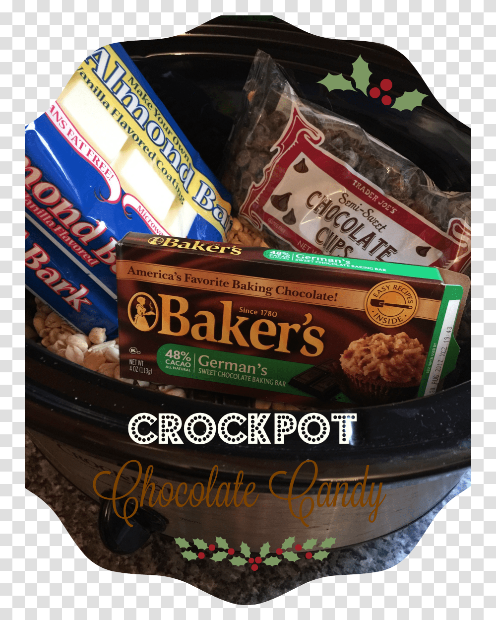 Crockpot Chocolate Candy, Food Transparent Png