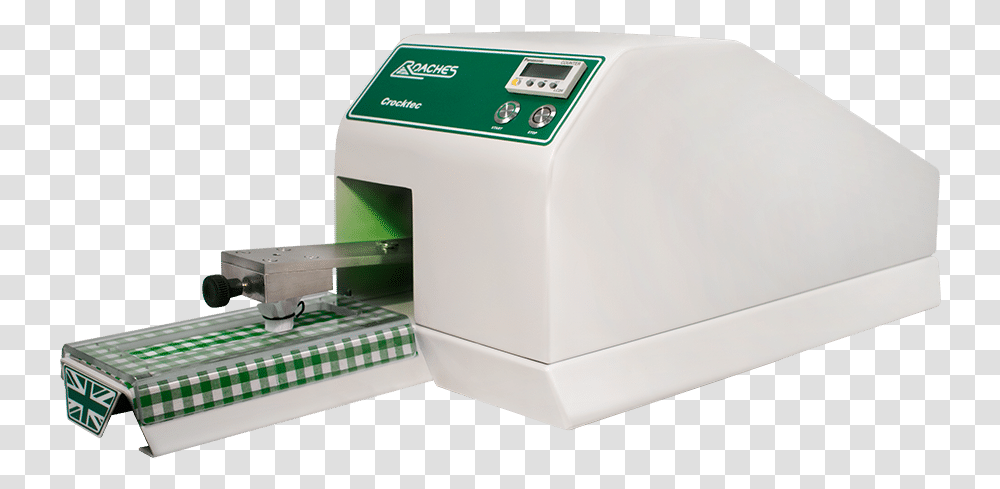 Crocktec Colour Fastness Testing Through Rubbing Machine, Appliance, Printer Transparent Png