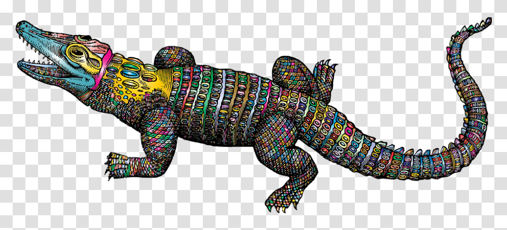 Crocodile Alligator Line Art Free Vector Graphic On Pixabay Cartoon Crocodile, Animal, Person, Human, Coil Transparent Png