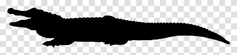 Crocodile Animal Silhouette Free Photo, Gray, World Of Warcraft Transparent Png