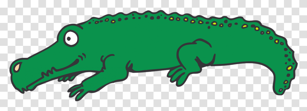 Crocodile Clipart Cartoon Crocodile From Side, Animal, Amphibian, Wildlife, Reptile Transparent Png