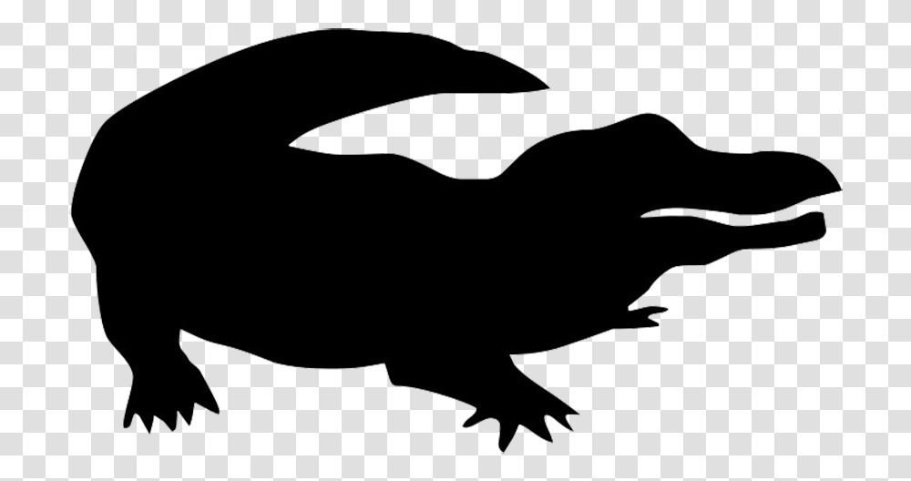 Crocodile Clipart Shadow, Animal, Mammal, Wildlife, Rodent Transparent Png