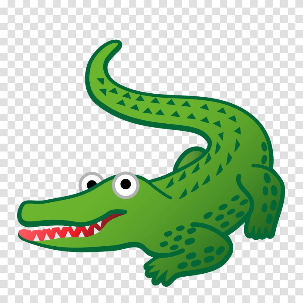 Crocodile Icon Noto Emoji Animals Nature Iconset Google, Reptile, Alligator, Amphibian, Wildlife Transparent Png