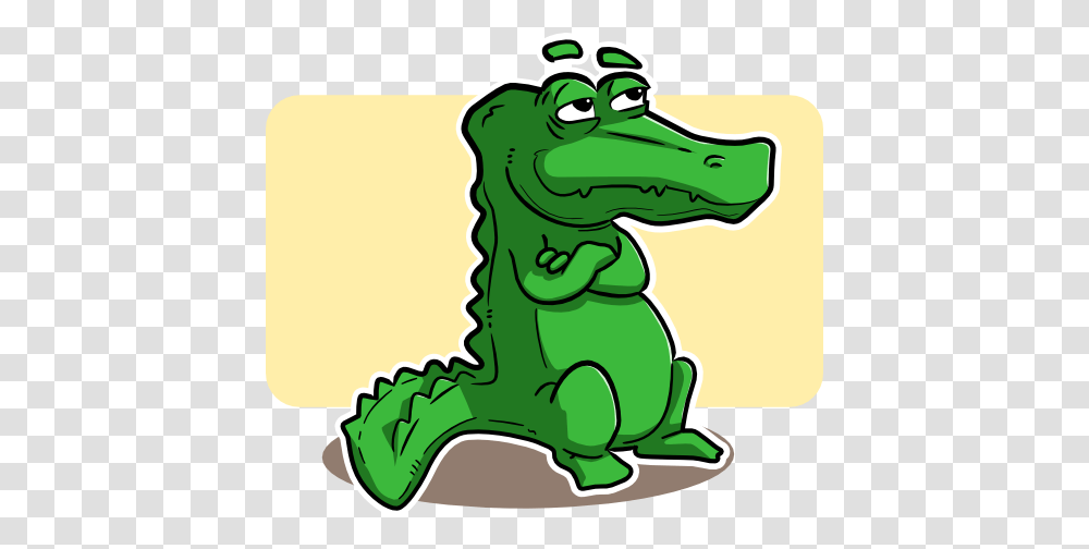 Crocodile Or Alligator Clipart, Reptile, Animal, Dinosaur, T-Rex Transparent Png