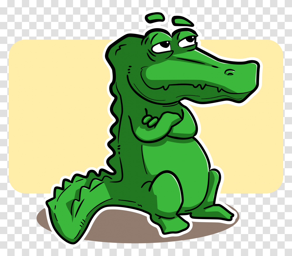 Crocodile, Reptile, Animal, Dinosaur, Green Transparent Png