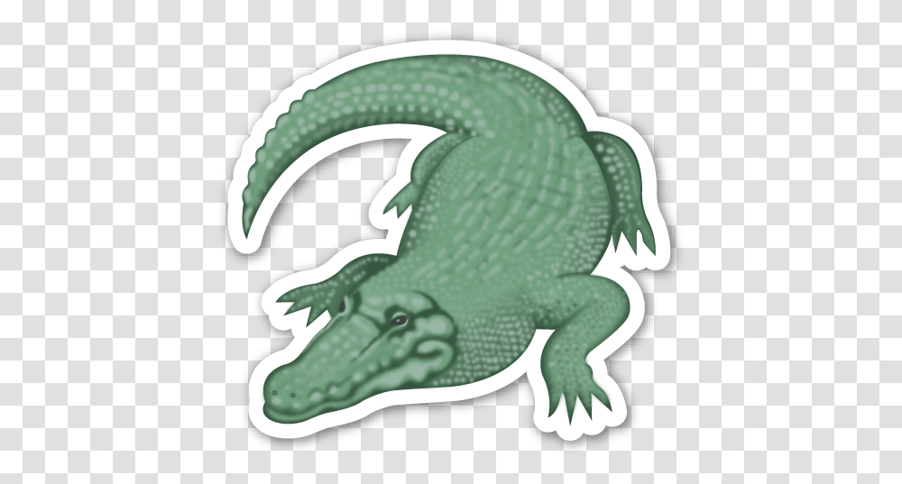 Crocodile Tatuaje De Cocodrilo Dibujos Kawaii Personas Crocodile Sticker, Animal, Reptile, Dragon Transparent Png