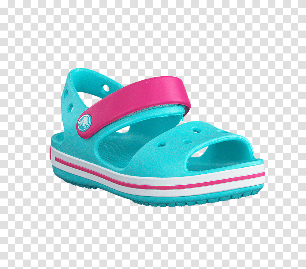 Crocs Crocband Sandal Pool Candy Pink Kids Casual Beach Summer, Apparel, Footwear, Shoe Transparent Png