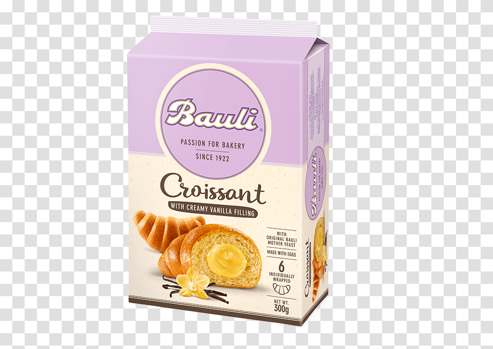 Croissant Vanilla Bauli Croissant Cherry, Food, Breakfast, Bread Transparent Png
