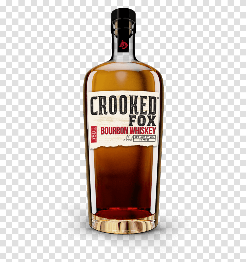Crooked Fox Bourbon Whiskey Crooked Fox Bourbon Whiskey, Liquor, Alcohol, Beverage, Drink Transparent Png