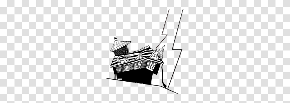 Crooked House Clip Art, Building, Housing, Drawing, Outdoors Transparent Png