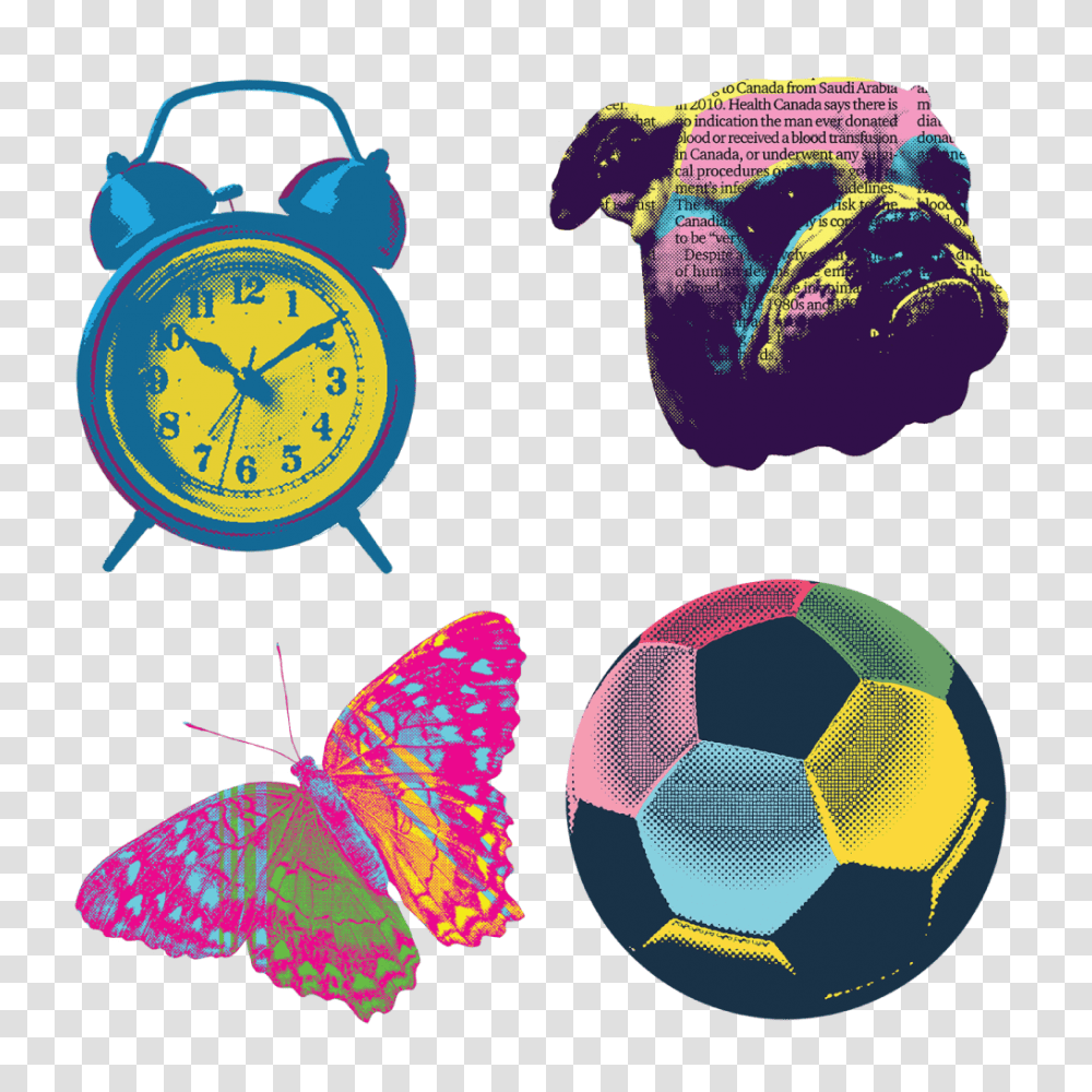 Crop These Sample Images From The Pop Art Clipart Packa, Soccer Ball, Football, Team Sport, Sports Transparent Png