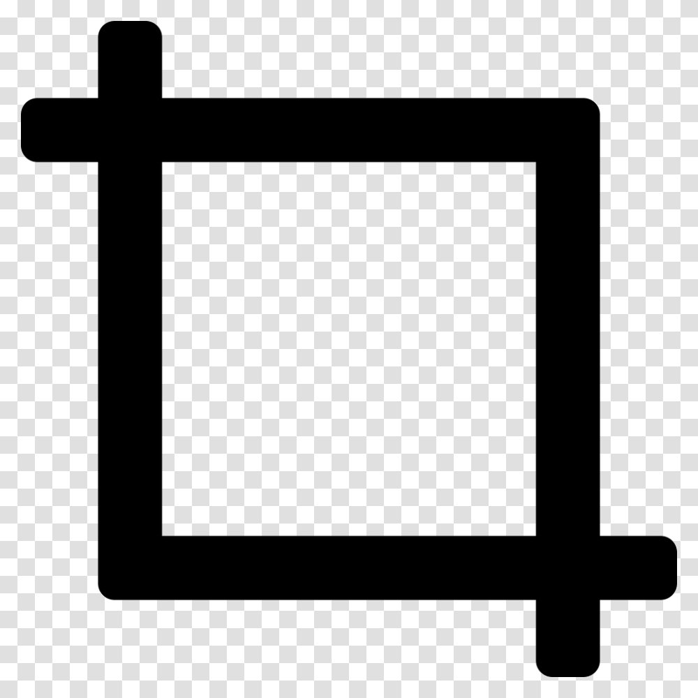 Crop Tool Crop Icon, Axe, Cross, White Board Transparent Png
