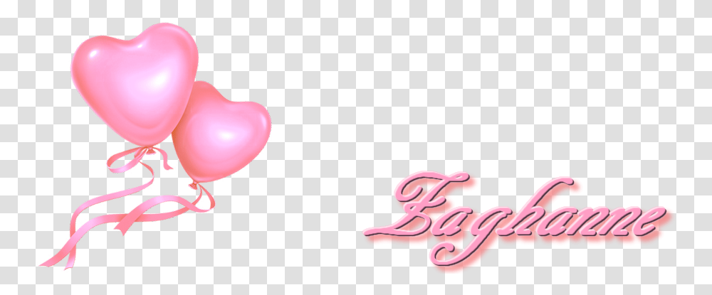 Cropped Coeur Ballon Rose Birthday Decorations, Balloon, Heart, Sweets, Food Transparent Png