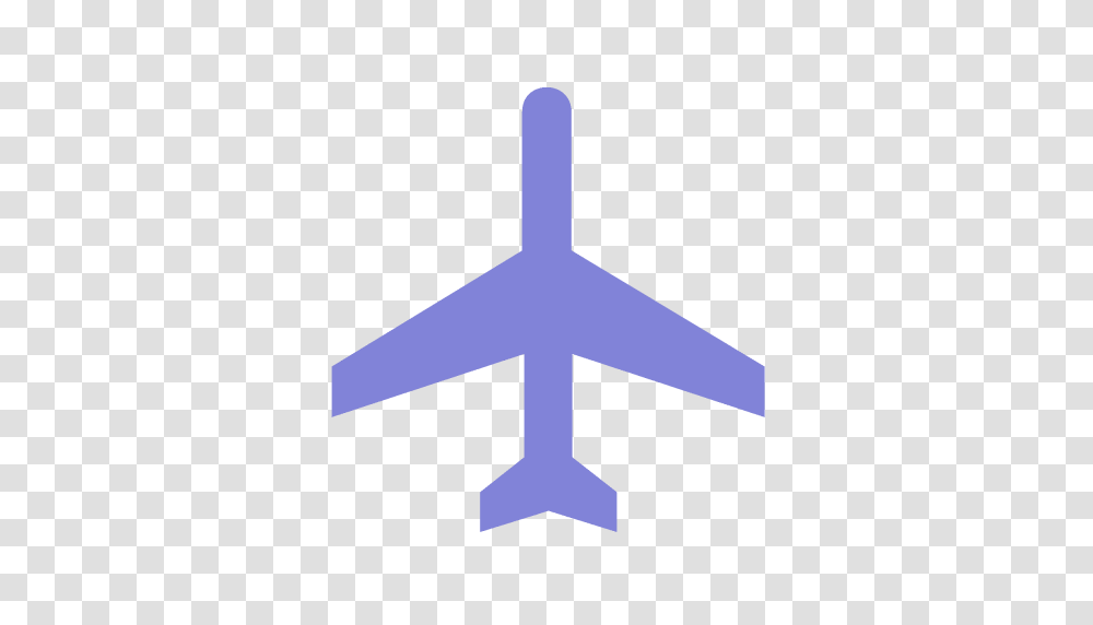 Cropped Airplane Icon Airtn, Cross, Vehicle, Transportation Transparent Png