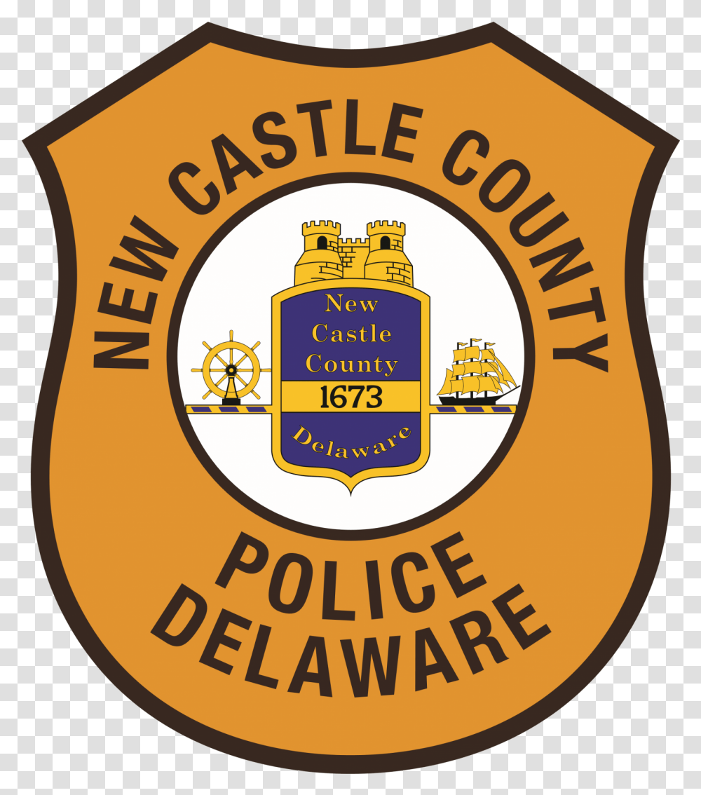 Cropped Badgepng - New Castle County Police News Restrict Area, Logo, Symbol, Trademark, Poster Transparent Png