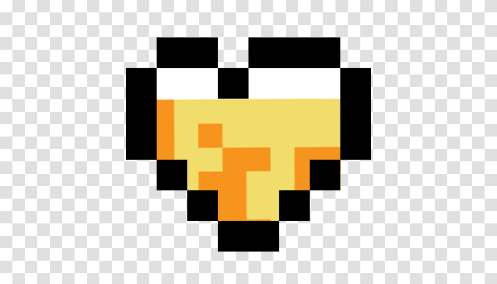 Cropped Beer Heart Pixels, First Aid, Pac Man Transparent Png