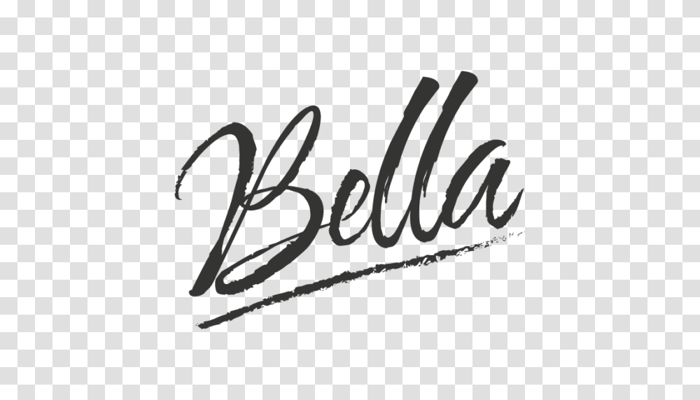 Cropped Bella Bella Milano, Handwriting, Calligraphy, Word Transparent Png
