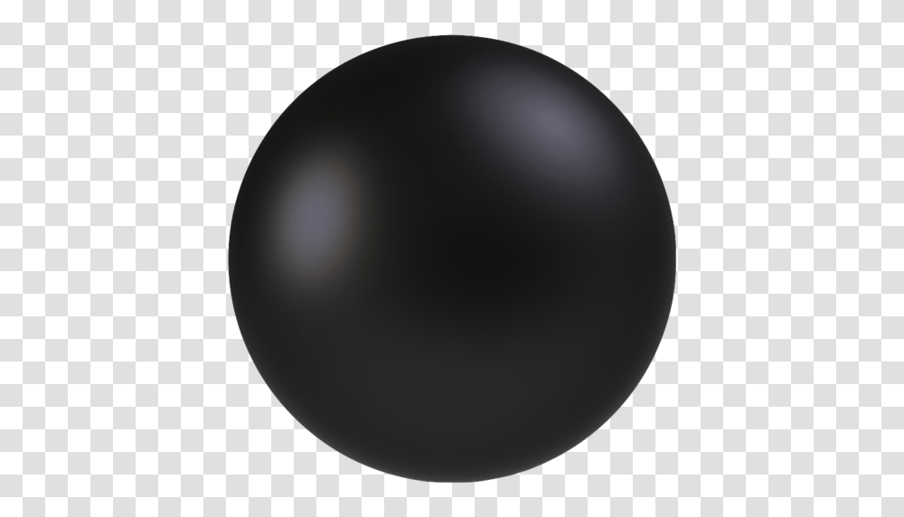 Cropped Black Sphere Intrism, Ball, Balloon Transparent Png