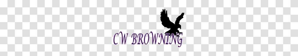 Cropped Cropped Cw Browning Logo Cw Browning, Vulture, Bird, Animal Transparent Png