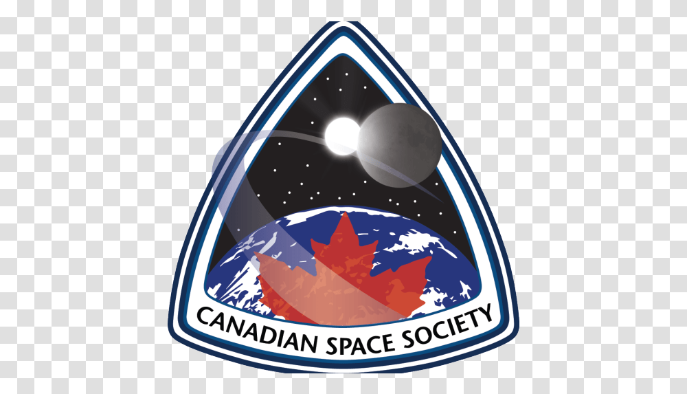 Cropped Csslogo2013png - Canadian Space Society Canadian Space Society Logo, Label, Text, Helmet, Clothing Transparent Png