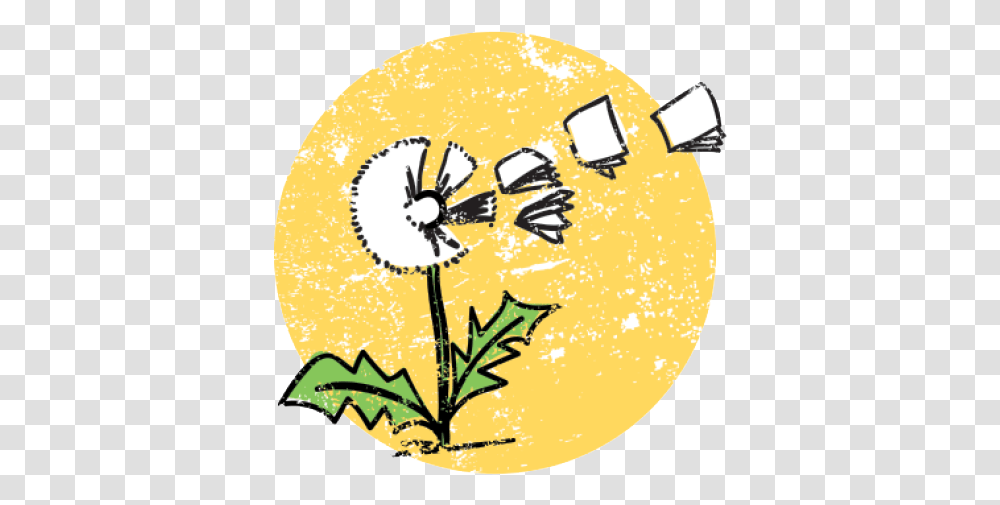 Cropped Dallogocircleshapecopypng Durland Illustration, Plant, Flower, Blossom, Dandelion Transparent Png