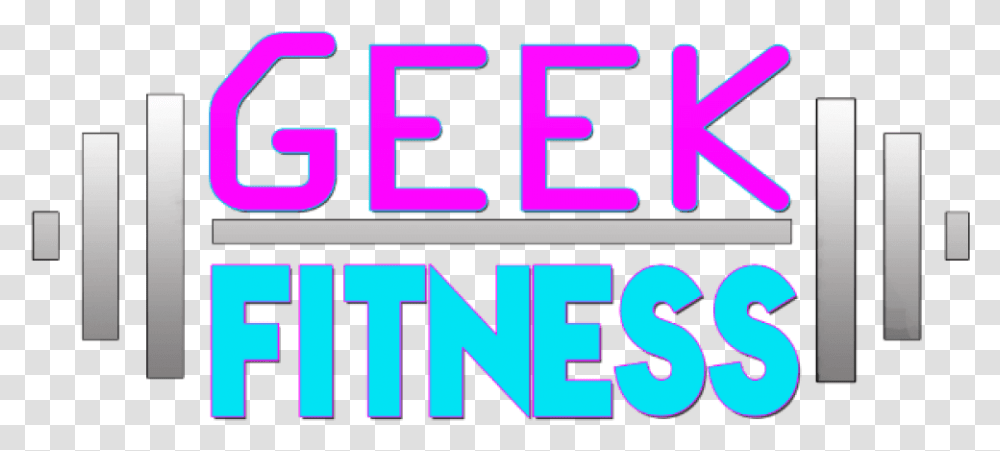 Cropped Geekfitnessbarbelllogotransparentpng Geek Fitness Colorfulness, Text, Number, Symbol, Alphabet Transparent Png