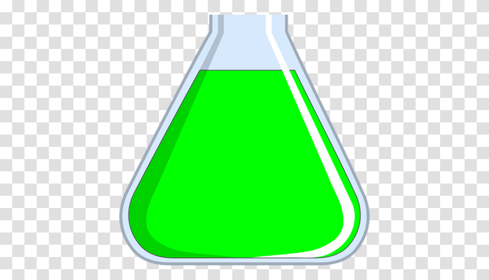Cropped Green Chemistry Flash, Cone, First Aid, Bottle, Beverage Transparent Png