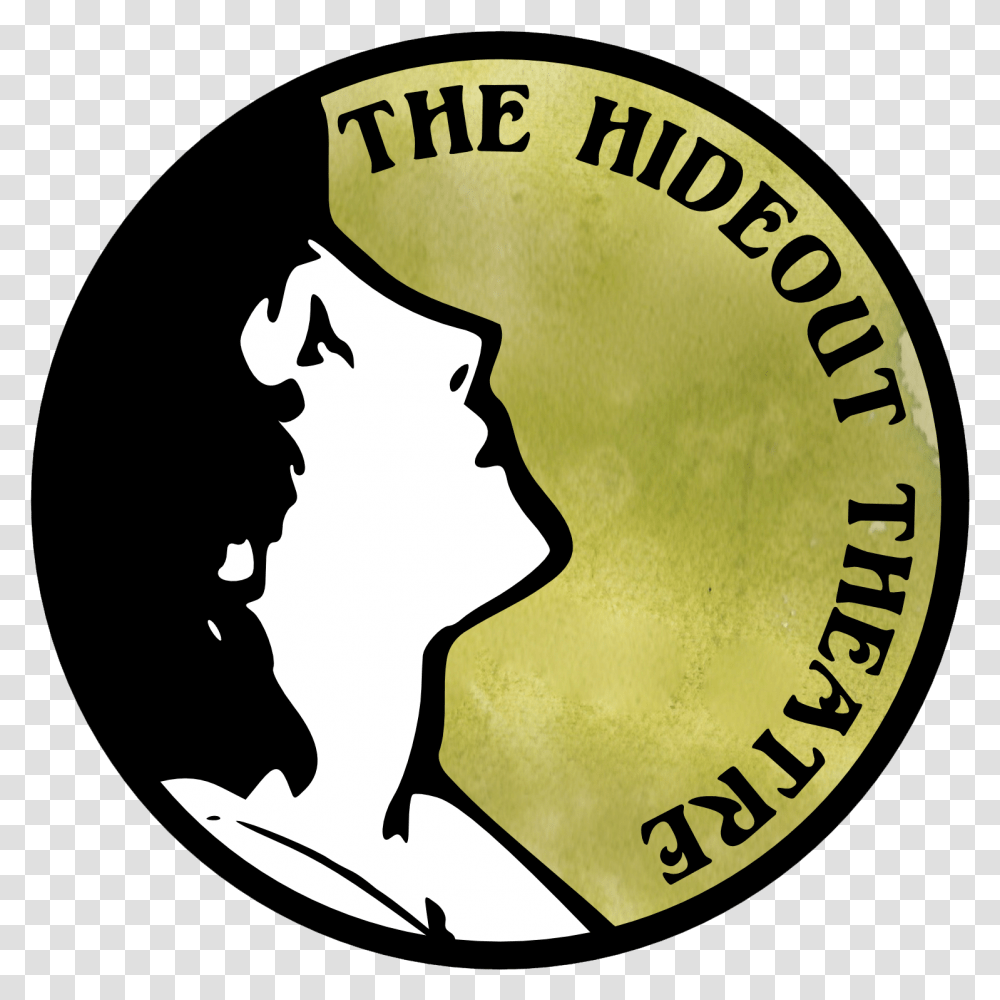 Cropped Green Hideout Logo Hideout Theatre, Label, Trademark Transparent Png