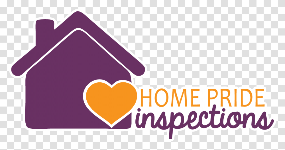 Cropped Homeprideinspectionslogosmallwhtborderpng Heart, Label, Text, First Aid, Purple Transparent Png