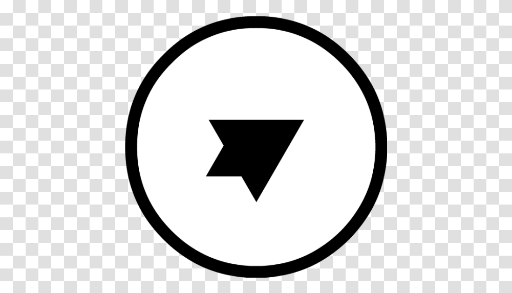 Cropped Icon Down Arrow Circle, Symbol, Moon, Outer Space, Night Transparent Png