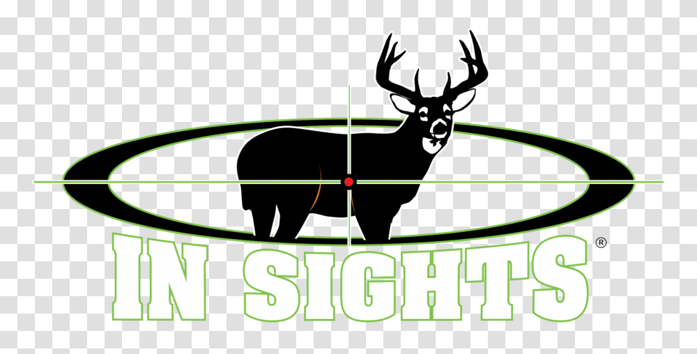 Cropped In Sights Hunting Official Logo Insights Hunting, Elk, Deer, Wildlife, Mammal Transparent Png