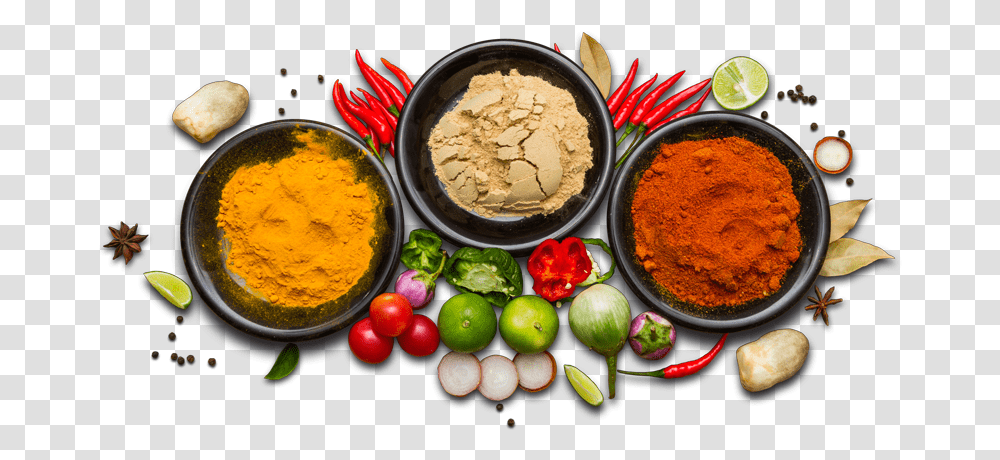 Cropped Indian Food Hd Indian Food Background, Spice, Powder, Plant, Apple Transparent Png