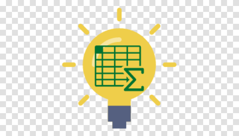 Cropped Lightbulbandspreadsheetlogoiconpng How To Excel Excel Table Free, Rattle Transparent Png