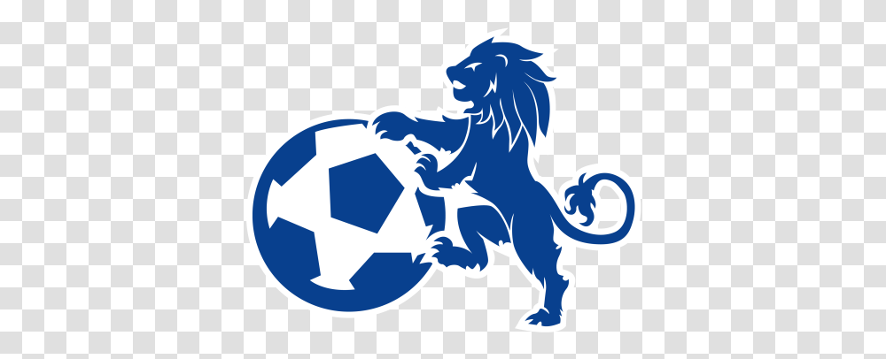 Cropped Lion Football Logo, Symbol, Soccer Ball, Team Sport, Sports Transparent Png