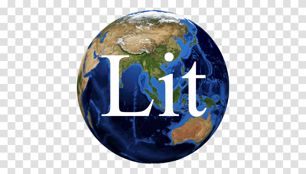 Cropped Litglobepng Atlaslit Earth, Outer Space, Astronomy, Universe, Planet Transparent Png