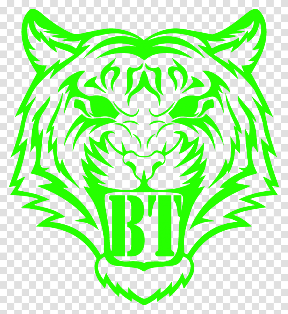 Cropped Logo Black Tiger Airsoft, Emblem, Pattern Transparent Png