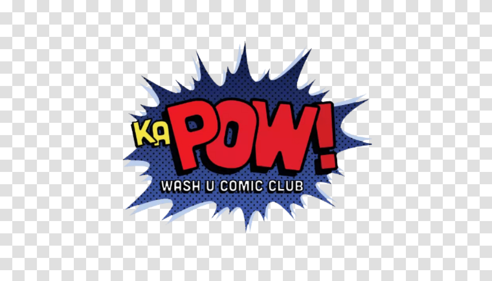Cropped Logo Kapow Comic Club, Poster Transparent Png