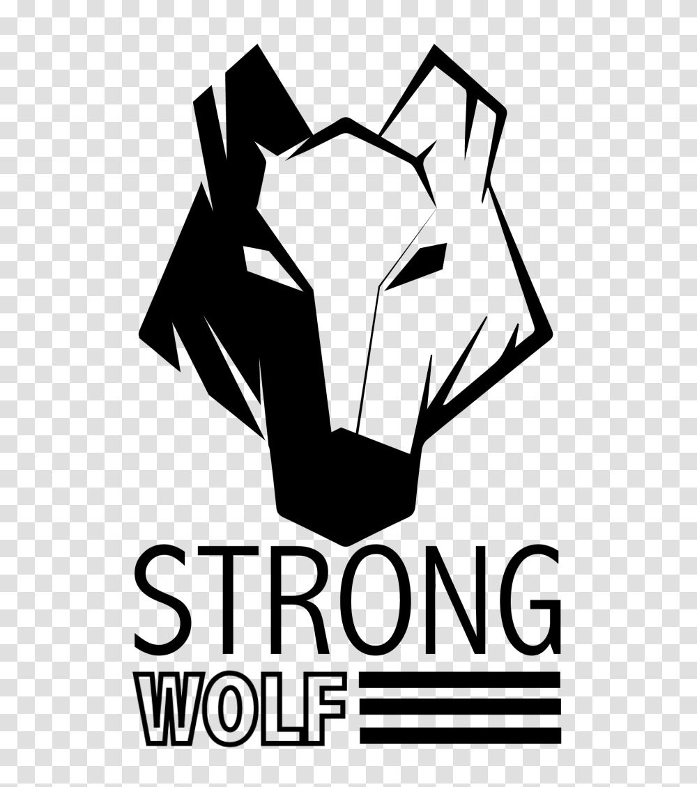 Cropped Logo Strong Wolf Strongwolf, Recycling Symbol, Poster, Advertisement, Trademark Transparent Png
