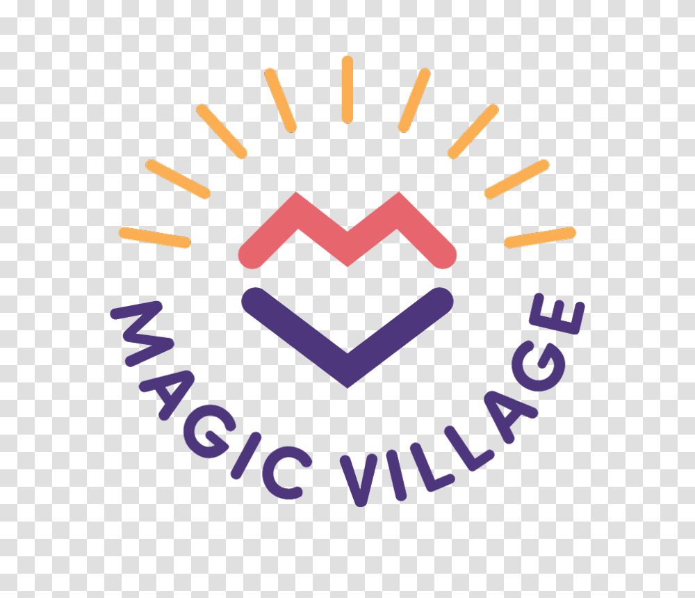 Cropped Magic Village Logo, Metropolis, Urban, Hand Transparent Png