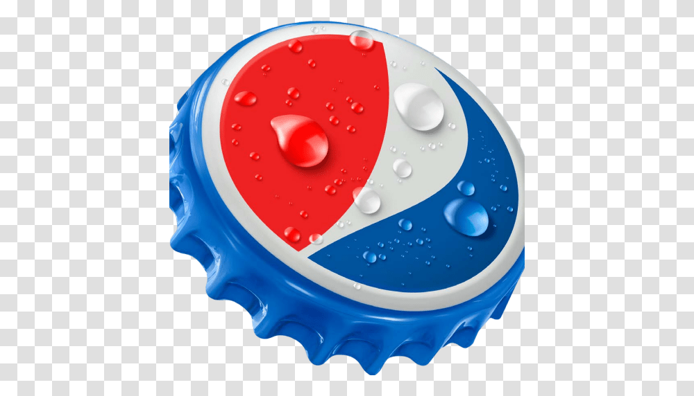 Cropped New Bottle Cap Logo Pepsi Clipped Rev Pepsi Cola, Plant, Birthday Cake, Food Transparent Png