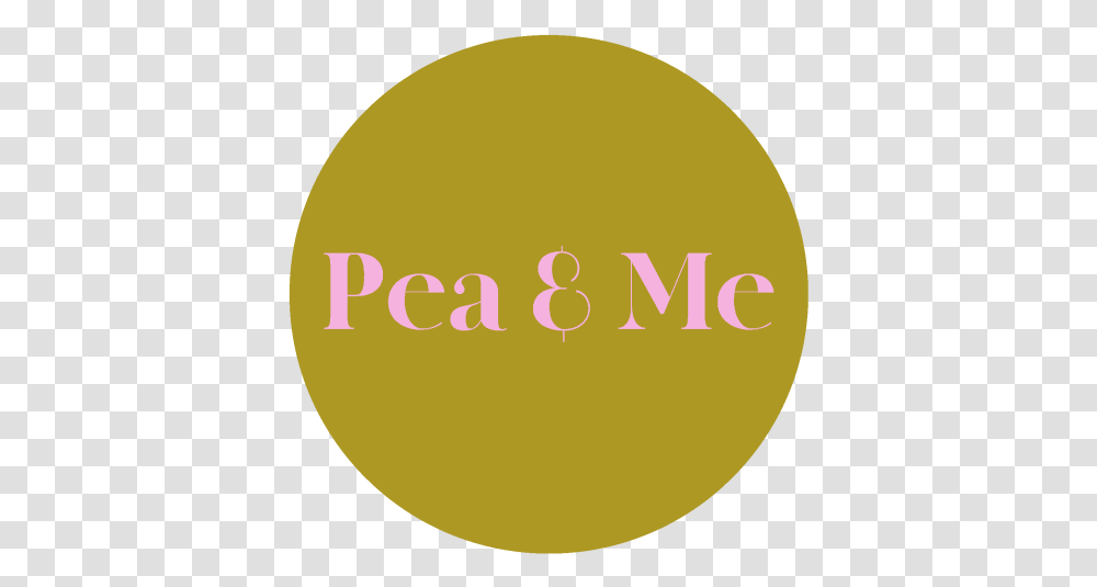 Cropped Peamelogopng Pea & Me Circle, Tennis Ball, Text, Label, Symbol Transparent Png