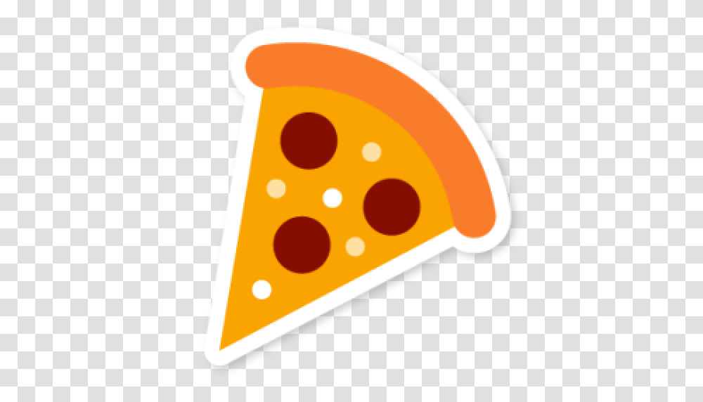 Cropped Pizza Icon, Label, Light, Food Transparent Png