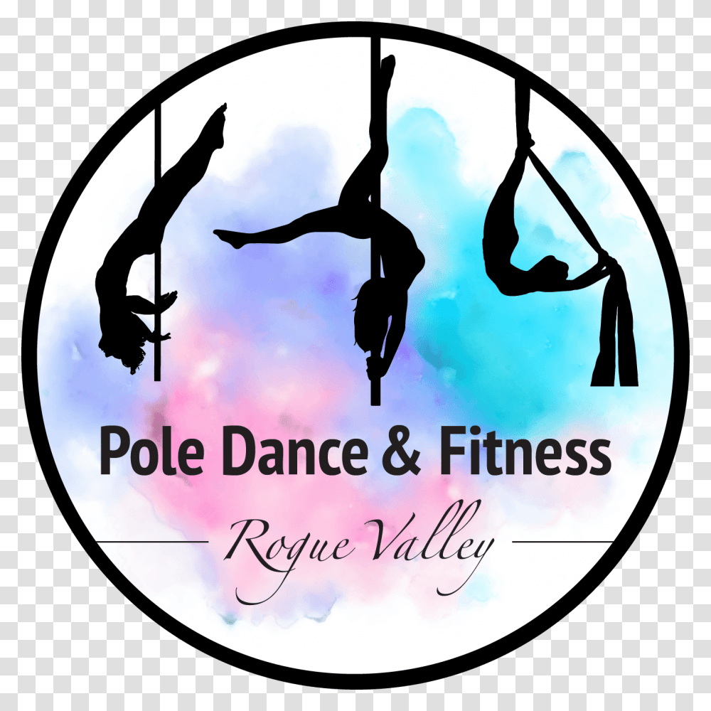 Cropped Poledancefitnessroguevalleylogov2png - Pole Logos De Pol Dance, Poster, Advertisement, Acrobatic, Person Transparent Png