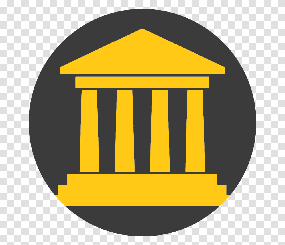 Cropped Public Sector Icon, Building, Architecture, Pillar, Logo Transparent Png