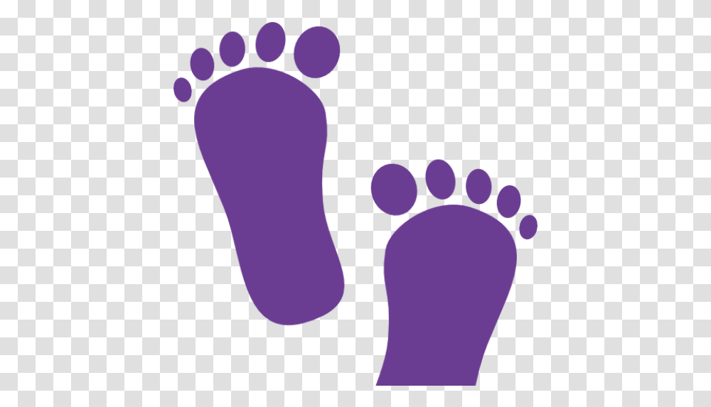 Cropped Purplestepsclipartpng - Sakiyna Child Footprint Transparent Png