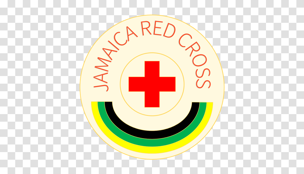 Cropped Red Cross Jamaica Red Cross, Logo, Trademark, First Aid Transparent Png