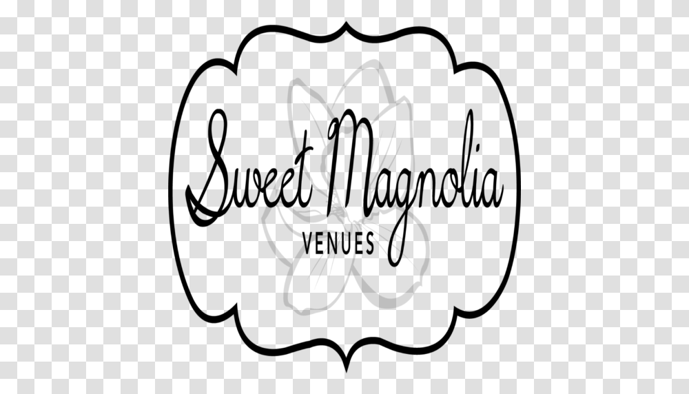 Cropped Smfav Sweet Magnolia Venues, Calligraphy, Handwriting, Label Transparent Png