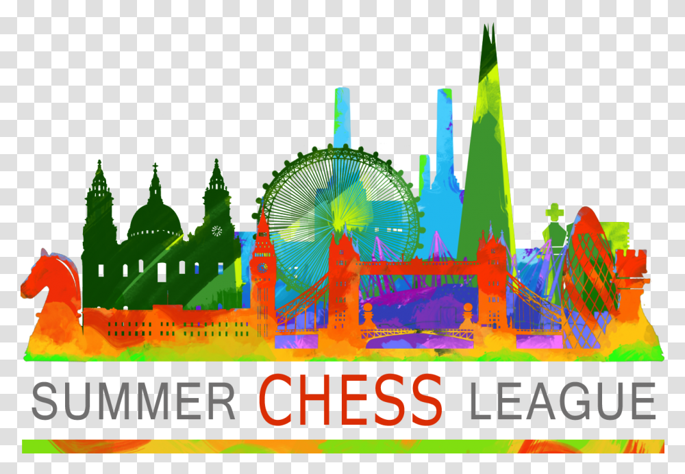 Cropped Summer Chess League Logo Solo No Drip 1 Illustration, Poster, Urban Transparent Png