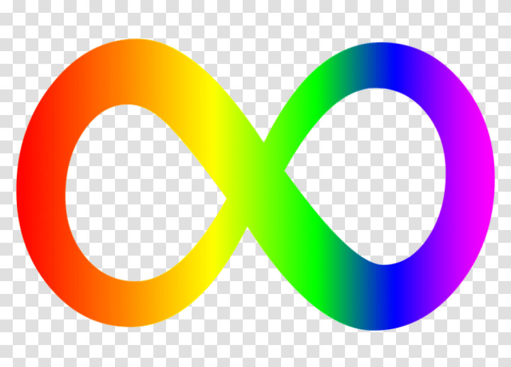 Cropped Symbol Of Infinity Of Autism, Logo, Trademark, Tape Transparent Png
